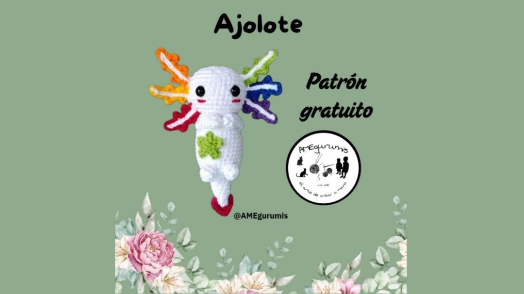 Ajolote para llavero