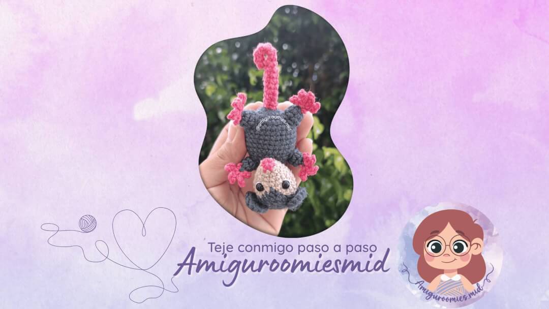 Patrón Tlacuache amigurumi PDF