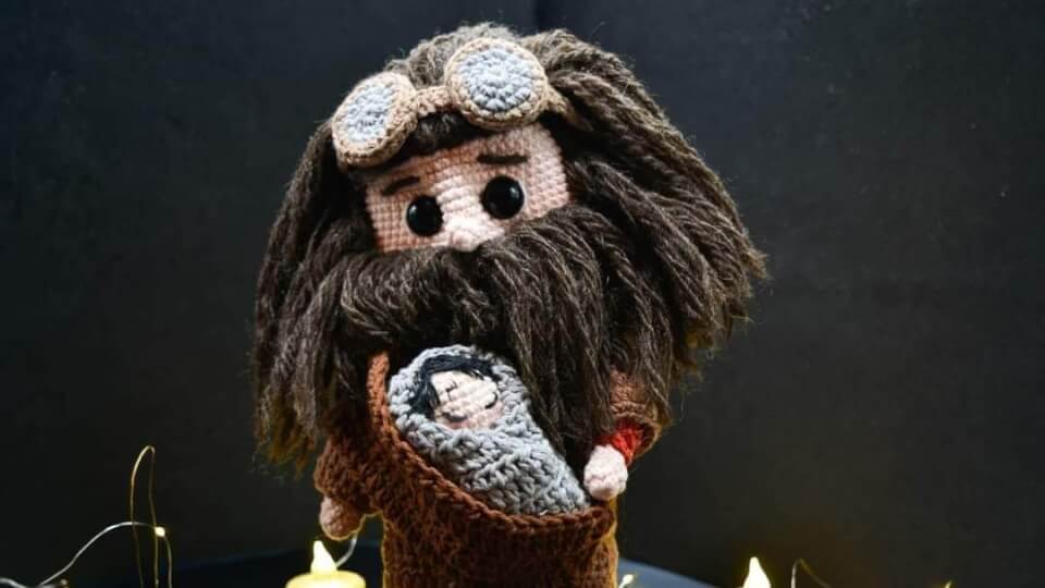 Hagrid con bebé Harry Potter