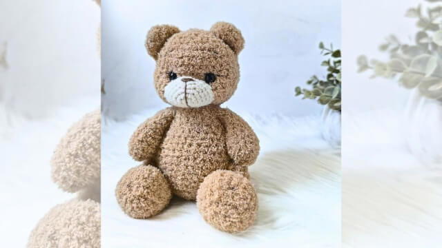 Patrón osito 20cm