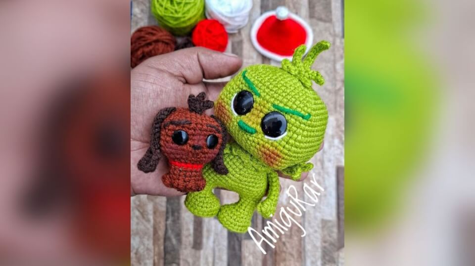 Baby Grinch y Max