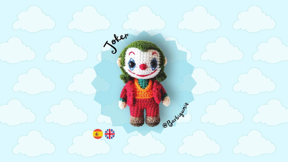 Joker Guason Patrón Amigurumi