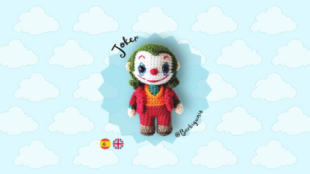 Joker Guason Patrón Amigurumi