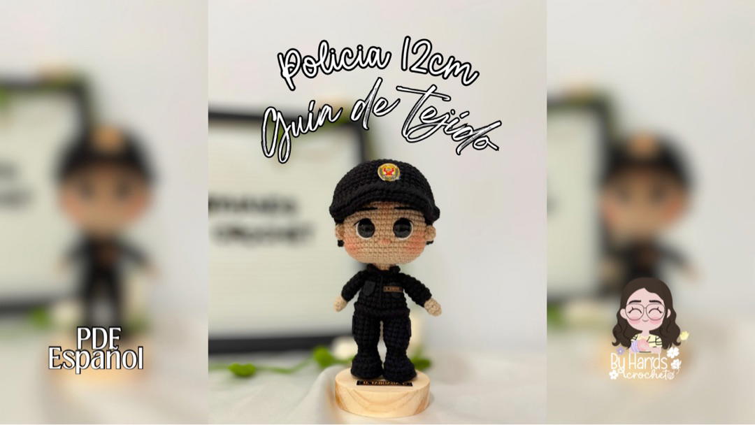 MINI POLICÍA 12cm 