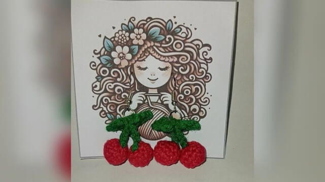 Aretes de Mini cerecitas 🍒