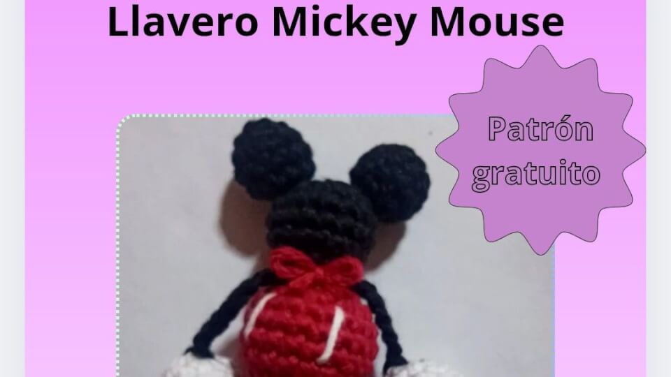 Llavero Micky Mouse bambolita