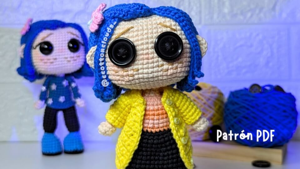 Coraline Doll | patrón ESP