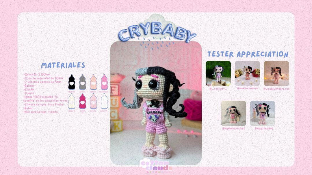 CryBaby Melanie🍼 | patrón ESP