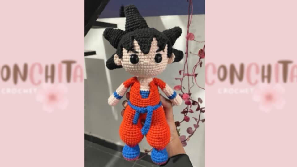 Patrón Goku Conchita Crochet