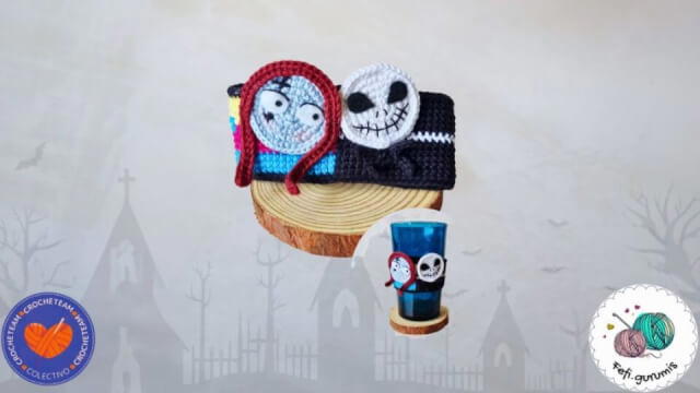 Portavasos Jack y Sally ☠️