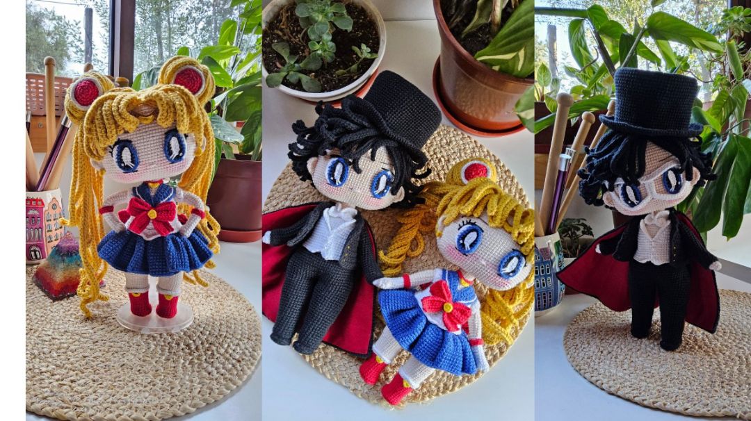 PACK SAILOR MOON Y TUXEDO MASK