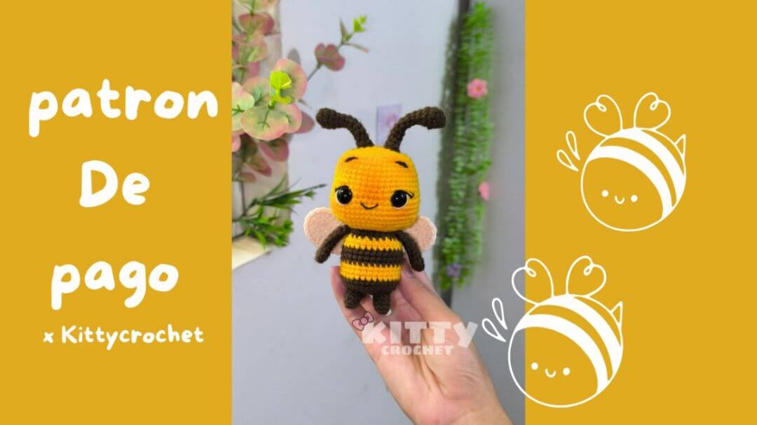 Patrón abejita -kittycrochet