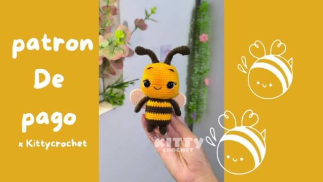 Patrón abejita -kittycrochet 