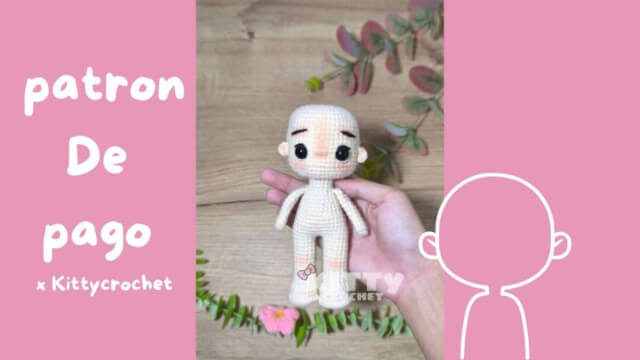 Cuerpo base -kittycrochet 