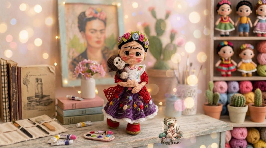 FRIDA KAHLO Y CAIMITO