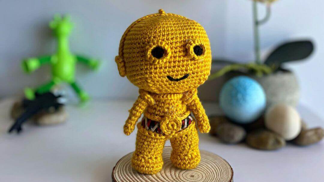 Amigurumi C-3PO star wars