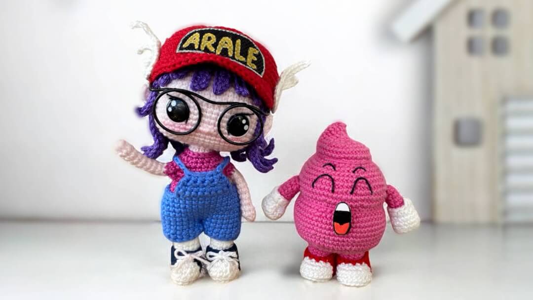 Amigurumi Arale y caca