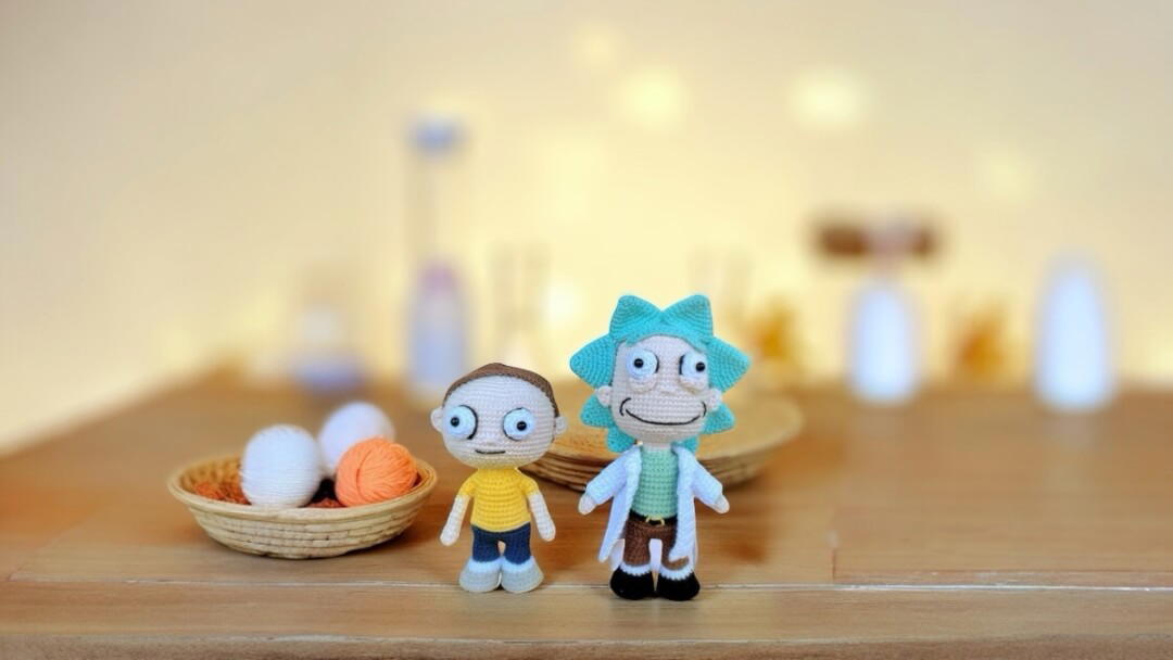 Amigurumi Rick & Morty