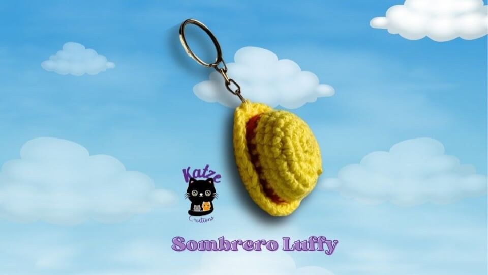 Sombrero Luffy Llavero