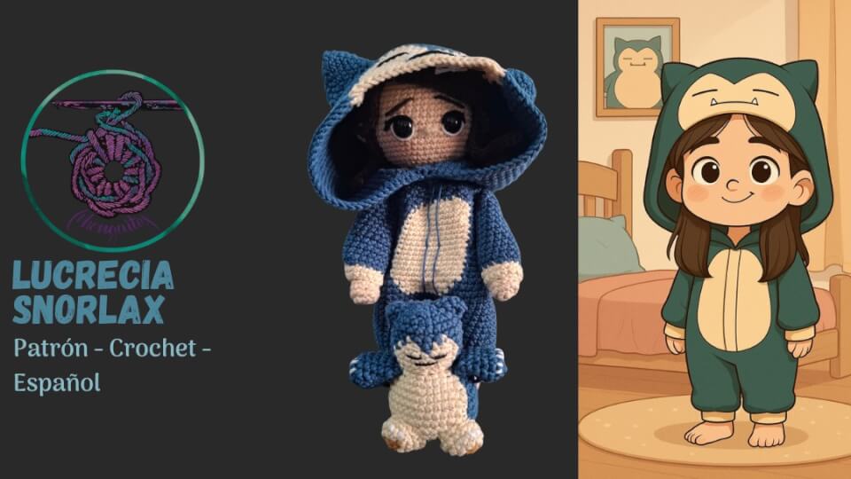 Lucrecia Snorlax amigurumi