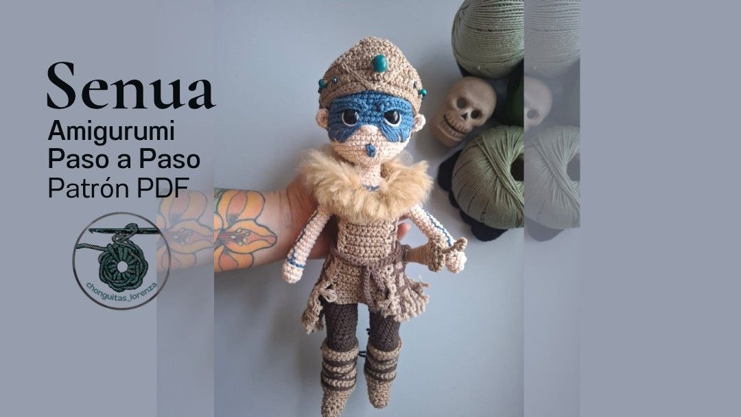 Senua -- Patrón Amigurumi PDF