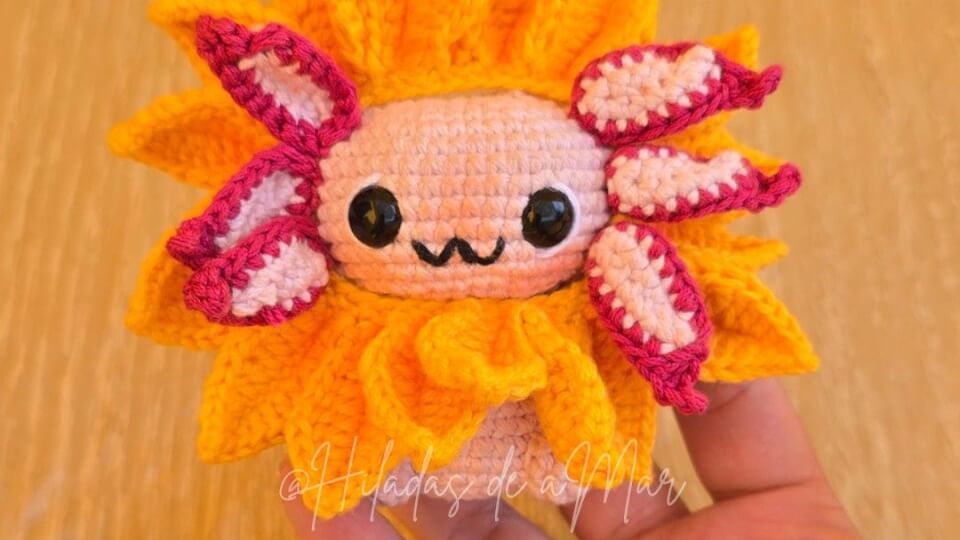 Axolotito Girasol 🌼🌼🌼🌻🌻