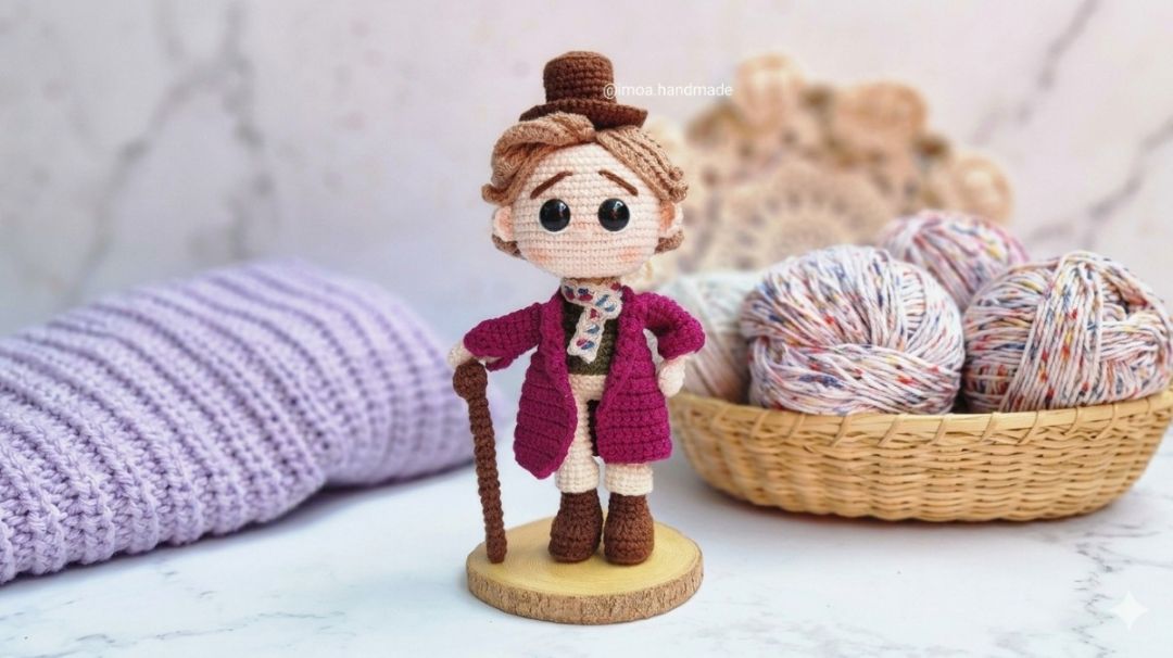 Willy Wonka: Patrón Amigurumi