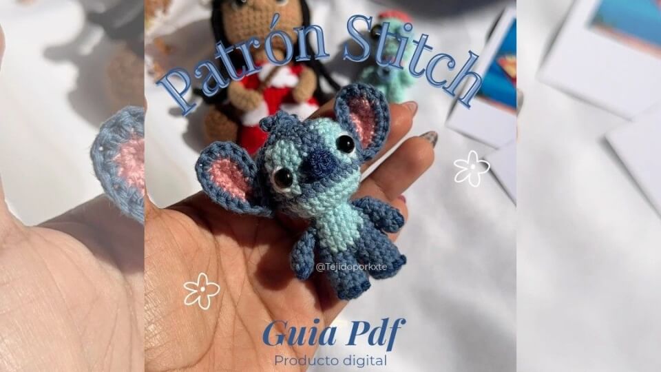 STITCH AMIGURUMI, PATRON PDF💖