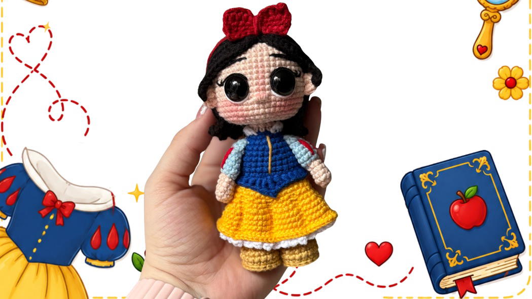 Blanca Nieves-Patrón Amigurumi