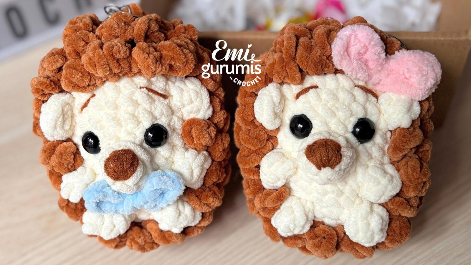 erizo amigurumi