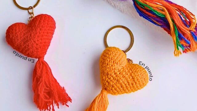 Llavero de corazón 
