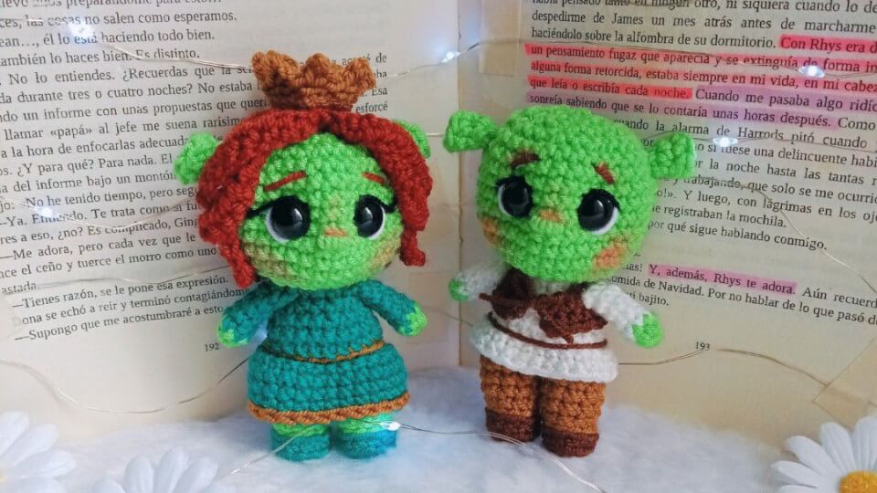 Patrón de Pago Shrek y Fiona