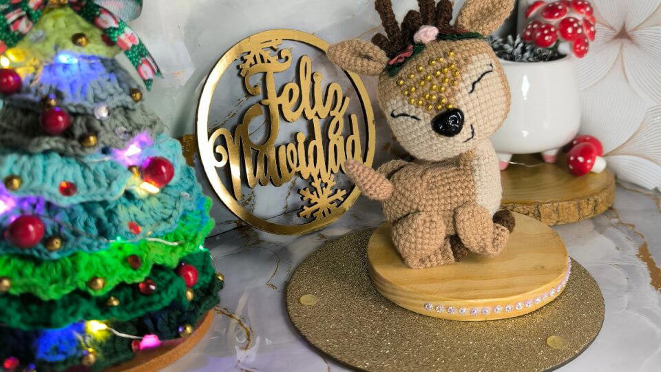 Bambi-Sierva Amigurumi