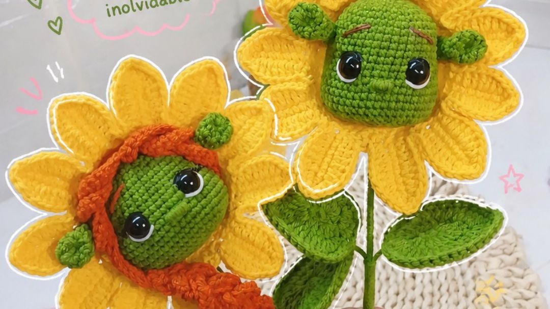 Shrek y Fiona Girasol 🌻🌻