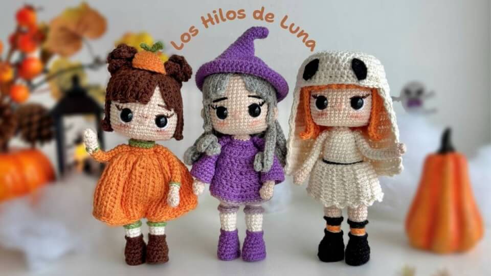 MUÑECAS HALLOWEEN AMIGURUMI