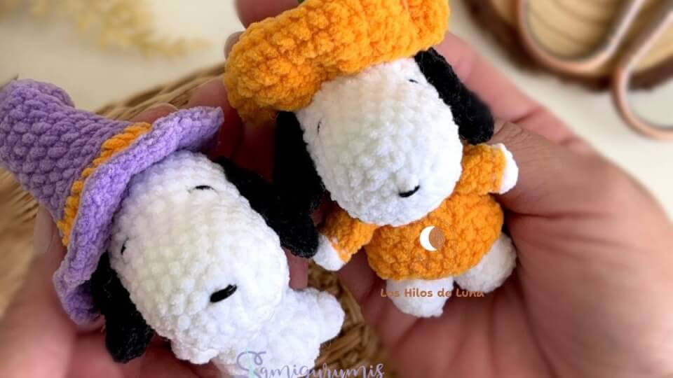 Snoopy brujito y calabacita