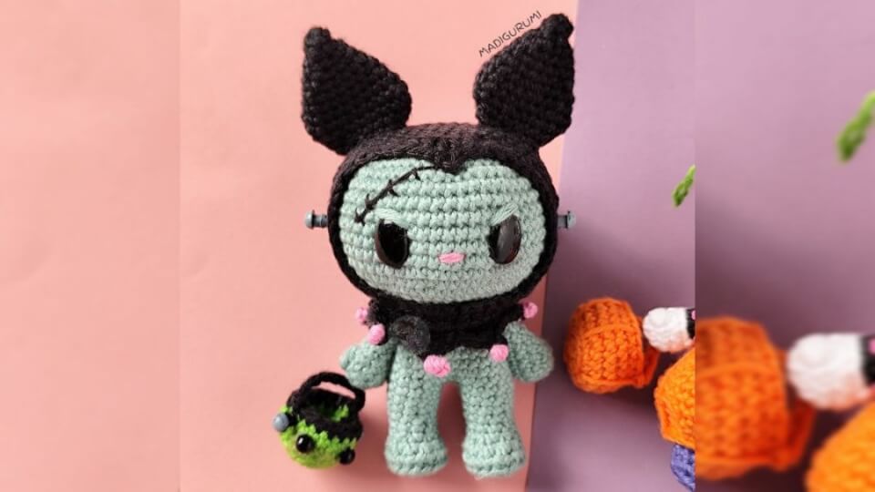 Kuromi frankenstein 💚🎃