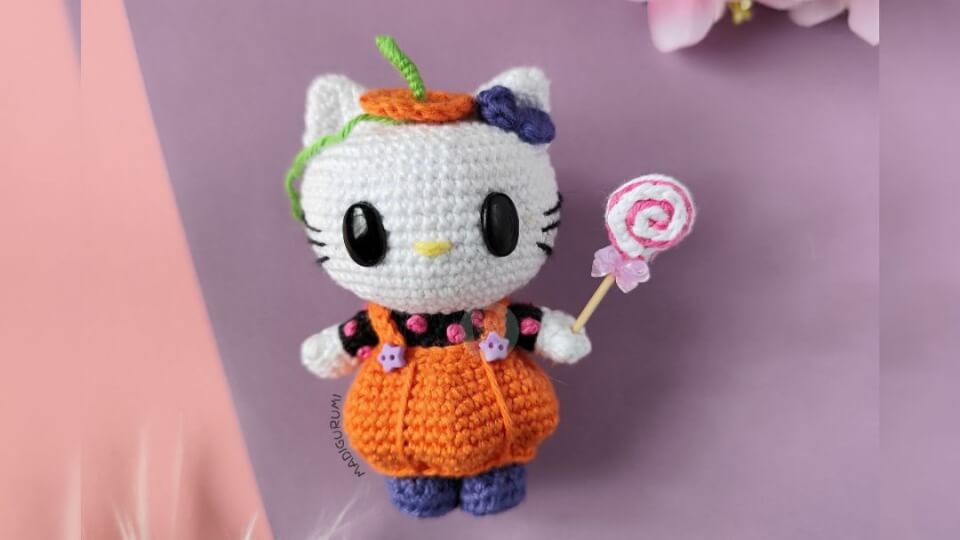 Hello kitty calabaza 🎃💕