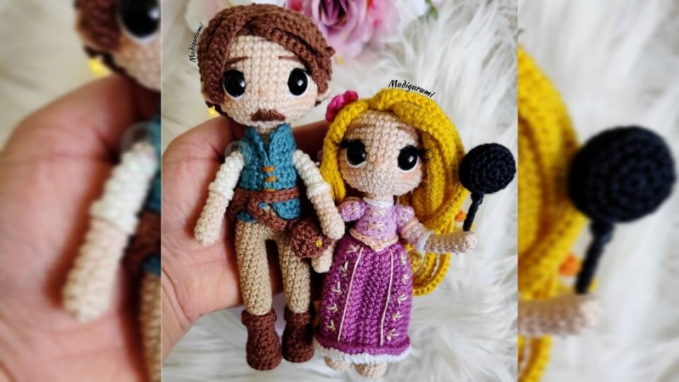 Pack Rapunzel y Flynn 🌸☀️💖