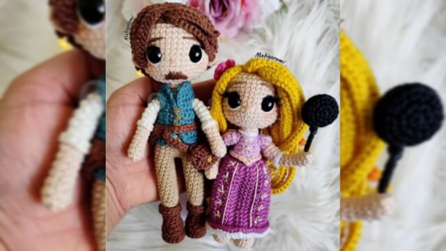 Pack Rapunzel y Flynn 🌸☀️💖
