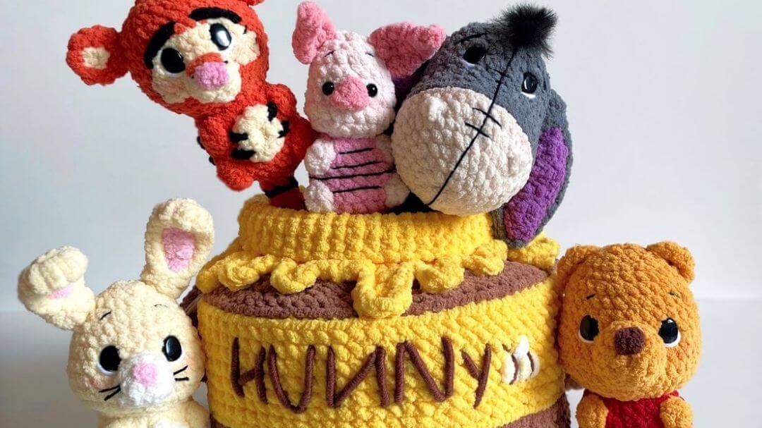 Tarro de miel y Pooh🍯