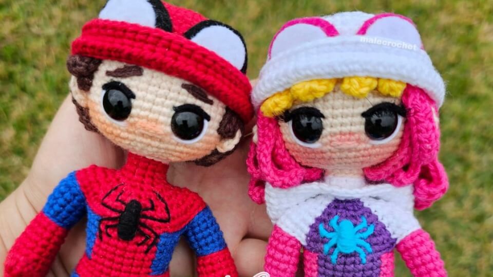SPIDER MAN & GHOST SPIDER 🩷❤️