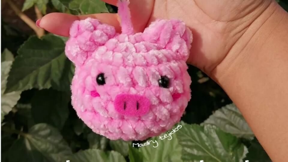 Llavero de cerdito 🐷🐽🩷