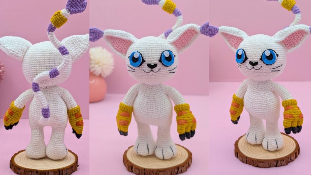 Patrón gatomon amigurumi