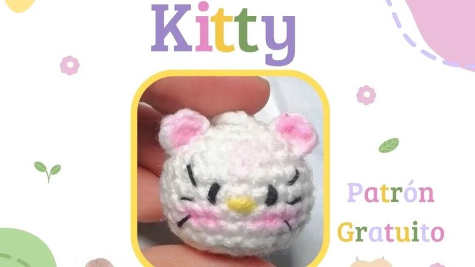 Kitty💗 patrón gratuito