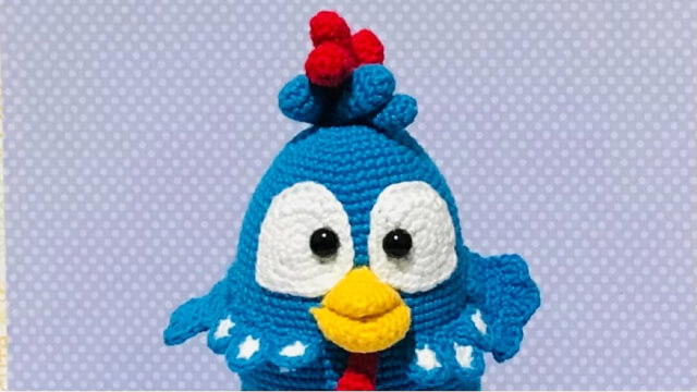 La Gallina Pintada Amigurumi 