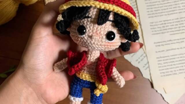 Monkey D. Luffy - patrón PDF