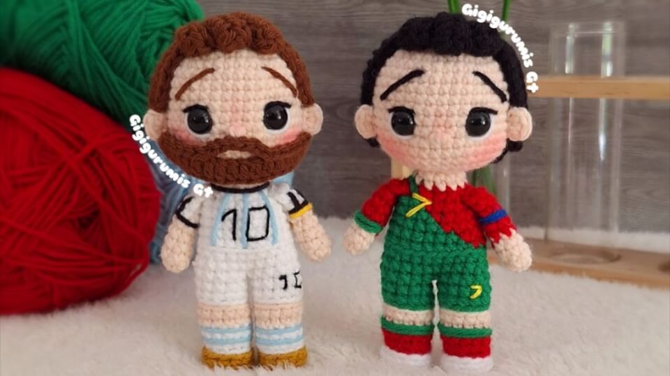 Mini Messi y Cr7 ⚽️