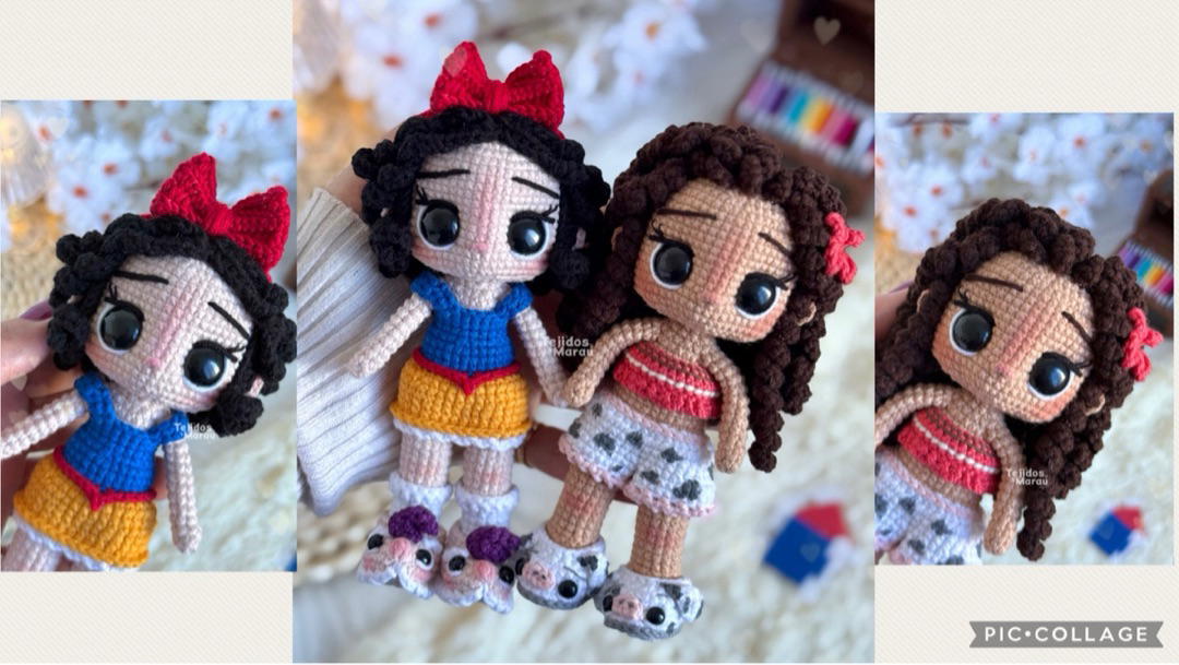 Dúo  Moana y Blancanieves