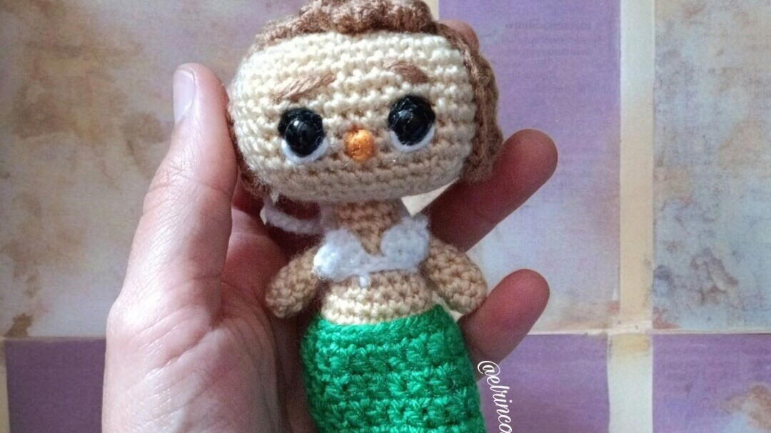 Sirena Patrón Amigurumi